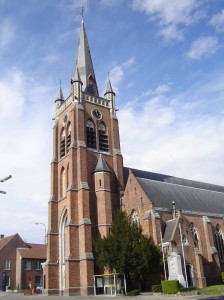 De St.-Martinuskerk in Beselare
