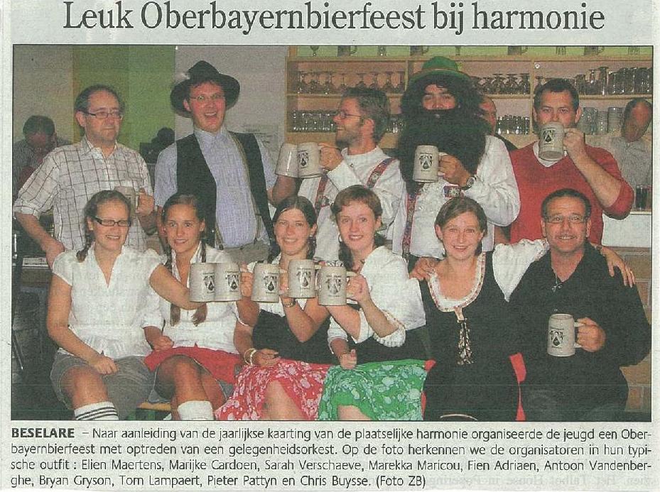 Harmonie Beselare - Oberbayern 2008